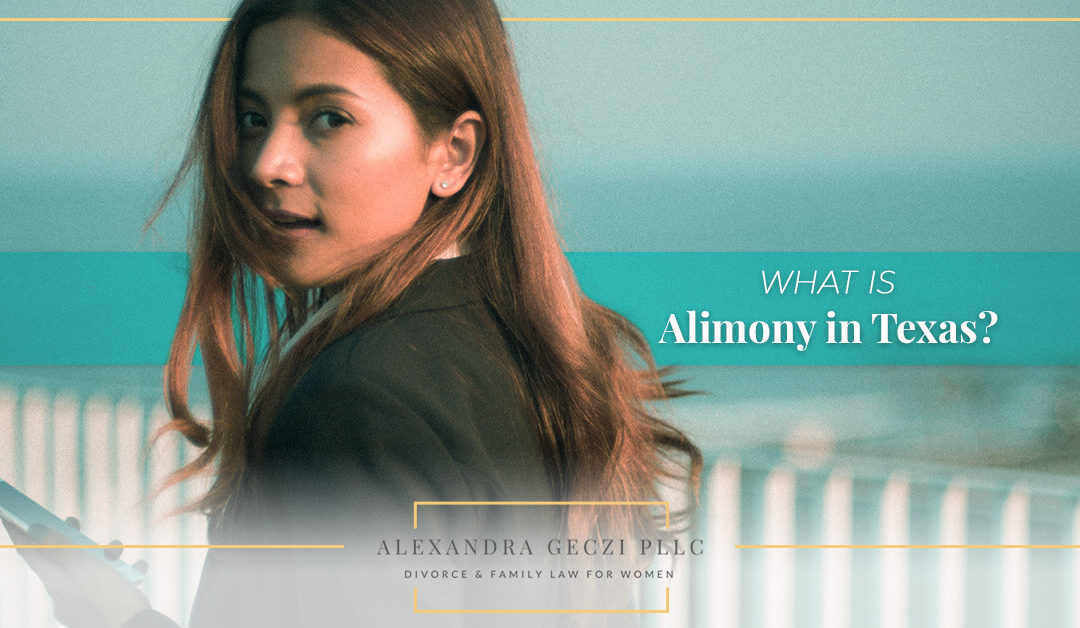 What Is Alimony in Texas?