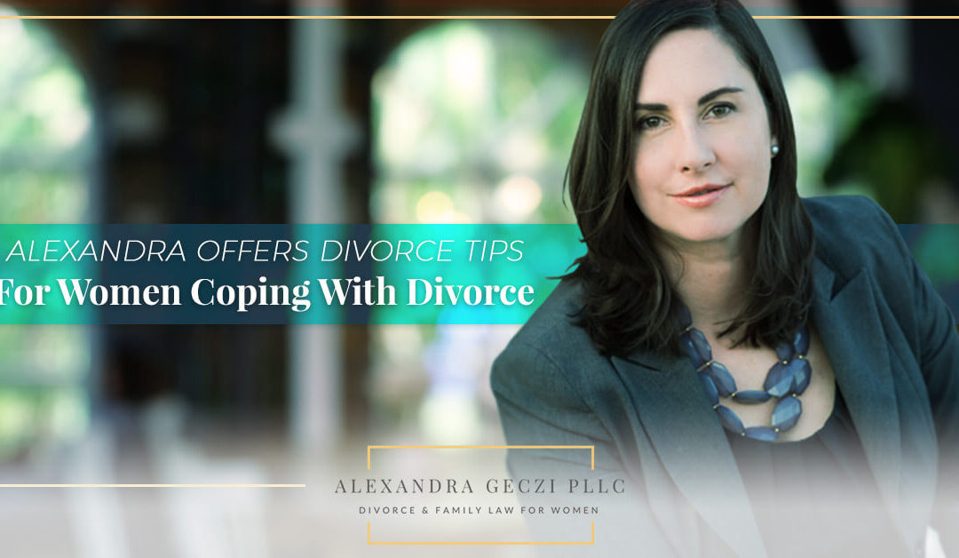 Alexandra Offers Divorce Tips for Women Coping With Divorce